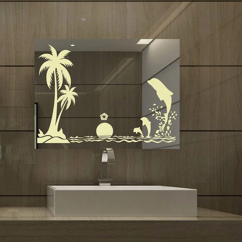 Rectangular Shape Led Mirror 028